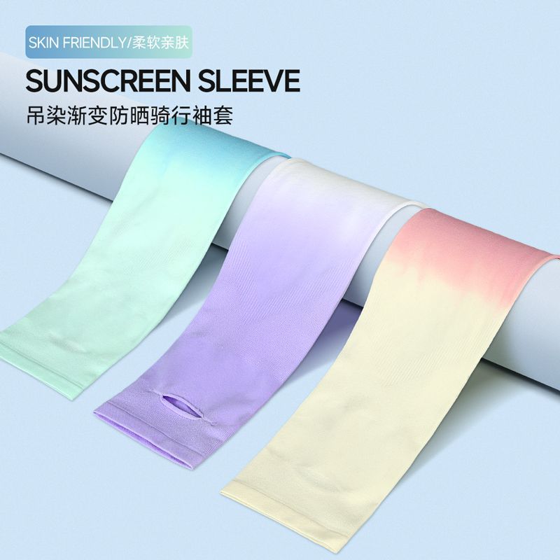 Women's Seamless UV Protection Arm Sleeves for Outdoor Activities