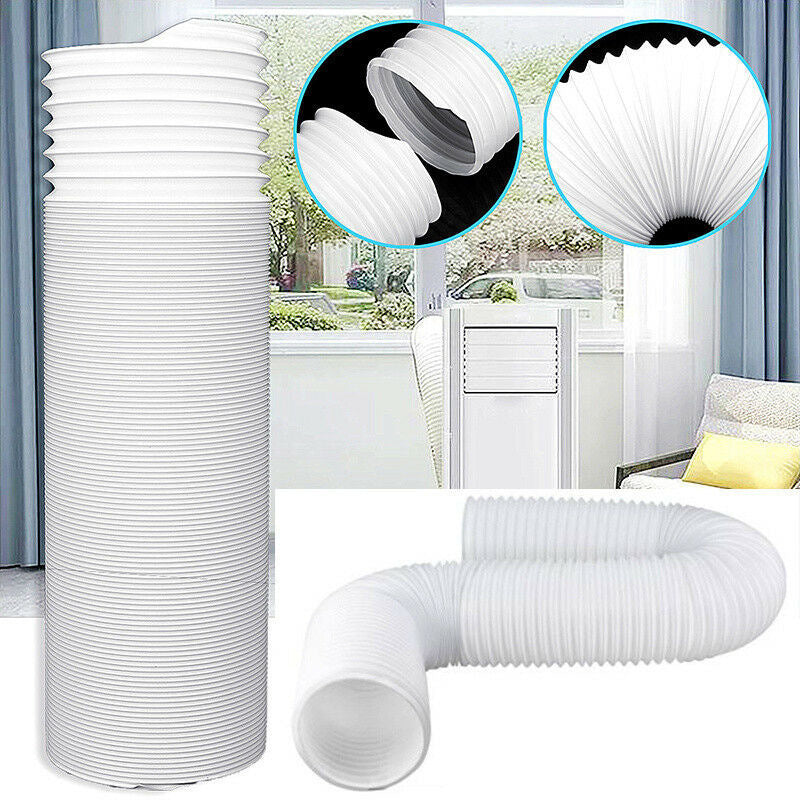 Portable AC Exhaust Hose - Flexible & Extendable Air Conditioner Vent Tube