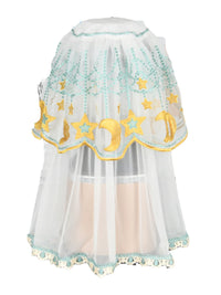 Embroidered Lace Dust Cover for Blenders, Juicers, and Kitchen Appliances