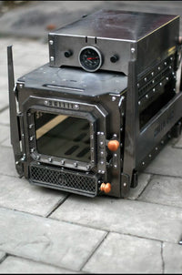 Portable Wood Burning Tent Stove for Outdoor Camping and Heating