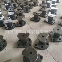 Marine Mooring Bollard Cleat for Ships and Docks, Cast Iron/Steel