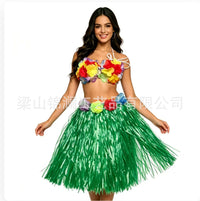 Hawaiian Hula Skirt and Bra Set for Festivals and Parties