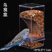 No-Mess Automatic Bird Feeder with Husk Separation for Parrots and Small Birds