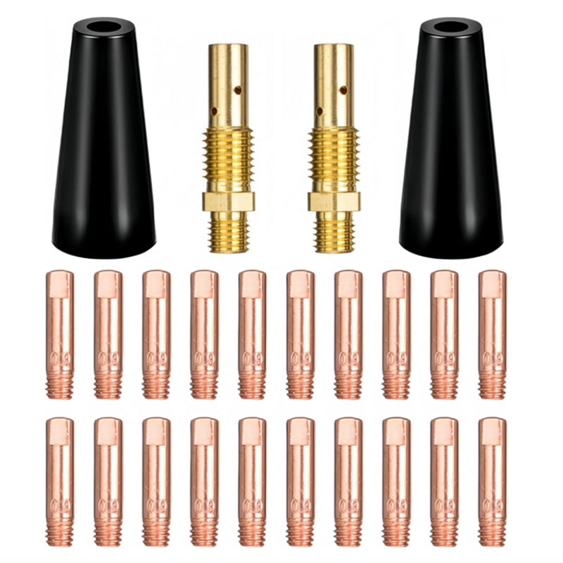 MB15AK MIG Welding Torch Consumables Kit - Nozzles, Tips, Insulators, Gas Diffusers