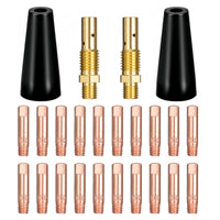 MB15AK MIG Welding Torch Consumables Kit - Nozzles, Tips, Insulators, Gas Diffusers