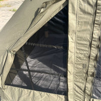 Inflatable Cotton Canvas Tent for Outdoor Camping - Automatic Setup, Large Space