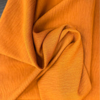 CEY Crinkled Ice Silk Wide-Leg Pants Skirt Shirt Fabric Imitation Cotton Linen Stretch Polyester