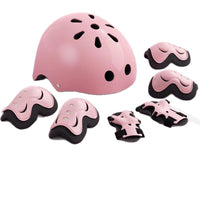 Kids' Protective Gear Set for Cycling, Skateboarding, and Rollerblading - Helmet, Knee, and Elbow Pads