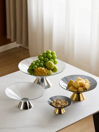 Modern Luxury Fruit Drain Basket for Home, Living Room, Bar, Hotel - Creative Candy Snack Dish