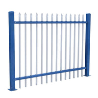 Zinc Steel Outdoor Garden Fence Panel for Villa and Factory Perimeter Security