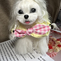 Pet Bow Tie Plaid Collar Scarf for Dogs and Cats