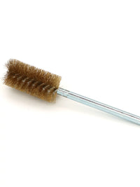 Copper Wire Tube Brush for Rust Removal, Polishing, and Deburring with Drill Attachment