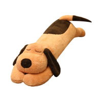 Cute Lying Dog Plush Toy Pillow for Sleeping and Cuddling