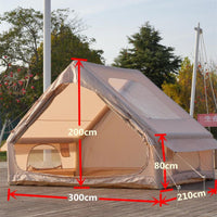 Portable Inflatable Camping Tent with Sun Protection for Outdoor Fishing and Wild Adventures