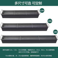 Commercial Charcoal BBQ Grill for Outdoor Night Market Stalls, Smokeless Thickened Large Grill for Home Use
