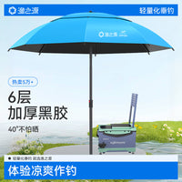 Fishing Umbrella Single Layer Sunshade Outdoor Camping Portable UV Protection
