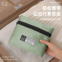 New Foldable Backpack Diamond Lattice Lightweight Travel Student School Bag Multi-purpose Shoulder Bag