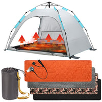 USB Heated Sleeping Bag Pad, Portable Folding Mattress for Home and Outdoor Camping
