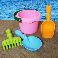 Kids' Beach Sand Toy Set with Shovel, Bucket, and Molds for Digging and Play