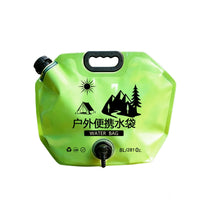 Portable 8L Collapsible Water Bag for Outdoor Camping and Car Use, Food-Grade Thickened Soft Water Container