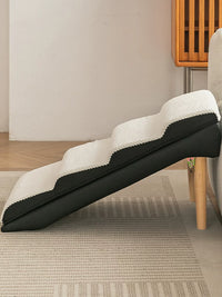 Washable Pet Stairs for Beds, Sofas, and Windowsills - Foldable Ramp for Small to Large Dogs and Cats