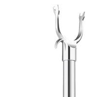 Retractable Stainless Steel Clothes Drying Pole with Hook for Reaching and Hanging Clothes