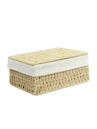 Forest Style Hand-Woven Empty Gift Box for Souvenirs, Birthdays, and Storage Packaging
