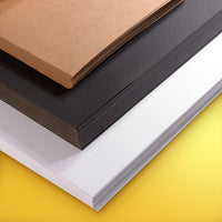 Assorted Cardstock Paper A3 A4 8K 4K, Black White Kraft Colored Cardboard 180g 230g 250g for Crafts and Printing