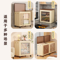 Transparent Storage Box Camping Multi-functional Trunk Organizer Outdoor Widened Thickened with Light Front Opening Wear-resistant