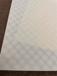 Japanese Imported British Plaid Pattern Art Paper for Scrapbooking and Crafting, Specialty Window Grille Paper