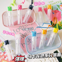 Portable Transparent Spray Bottle for Travel and Disinfection, Fine Mist Atomizer