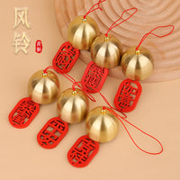 DIY Brass Bell with Mallet for Christmas, New Year, and Decorative Crafts