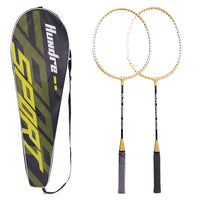 Iron Alloy Badminton Racket Set for Beginners and Training - Factory Direct Wholesale