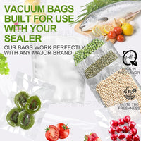 Vacuum Sealer Food Storage Bags, Food Grade, BPA-Free, for Sous Vide and Food Preservation