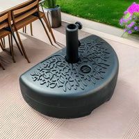 Outdoor Half-Round or Cross Base for Patio Umbrella