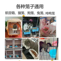 Pet Hanging Bowl for Cages and Carriers - Food and Water Dish for Cats, Dogs, and Rabbits