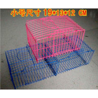 Portable Small Animal Cage for Rabbits, Birds, Guinea Pigs, and Squirrels - Ideal for Travel and Display