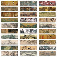 30-Piece Vintage Chinese Painting Bookmark Set for Students and Book Lovers
