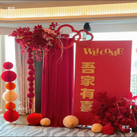 Adjustable Rectangular Iron Archway for Wedding Backdrop and Event Decor