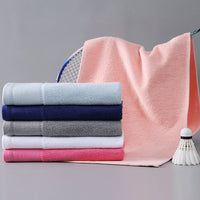 Pure Cotton Sports Towel for Gym, Running, Yoga - Absorbent & Portable