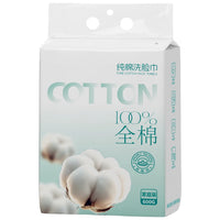 Disposable Pearl-Patterned Cotton Facial Tissues, Large Pack, Wall-Mounted
