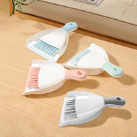 Mini Desktop Cleaning Set with Dustpan and Brush for Home and Pet Messes