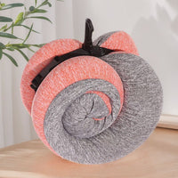 Memory Foam U-Shaped Neck Pillow for Travel, Office, and Napping - Ergonomic Cervical Support