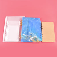 Mirror Finish A4 A5 A6 Notebook Resin Silicone Mold for DIY Epoxy Journal Covers