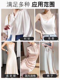 Fine Spun Double-Sided Imitation Acetate Silk Fabric for Dresses and Linings