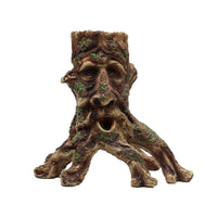 Aquarium Resin Human Face Skull Cave Decoration for Fish and Reptile Hiding
