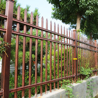 Zinc Steel Fence Panel for Outdoor Villas, Parks, Schools, and Factories