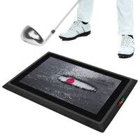 Golf Sequin Swing Practice Mat with Trajectory Record