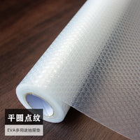 Thickened Black Diamond Pattern EVA Drawer Liner Mat for Cabinets, Shelves, and Refrigerators