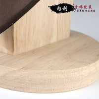 Solid Wood Jewelry Display Stand Necklace Mannequin Bust Holder for Pendants and Necklaces